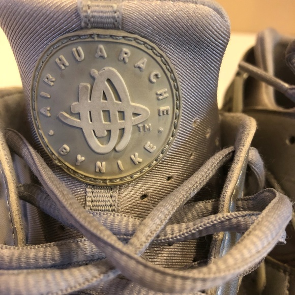 Silver Huarache Sneakers - Picture 6 of 8